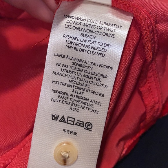 Anthropologie Top | Anthropologie Pilcro Velvet Button down top | red - Picture 6 of 6